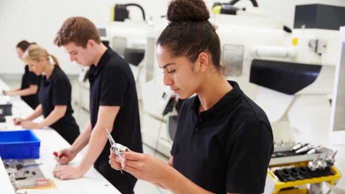 Personas se incorporan a un puesto de trabajo