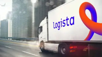 Camión de reparto de Logista