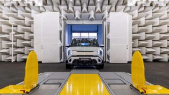 Coche Kia en pruebas