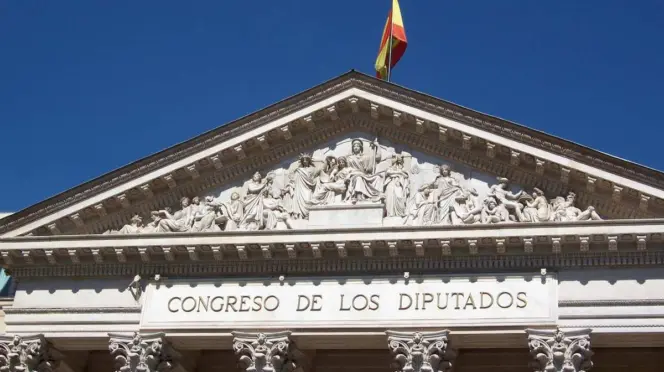 Fachada del Congreso de los Diputados
