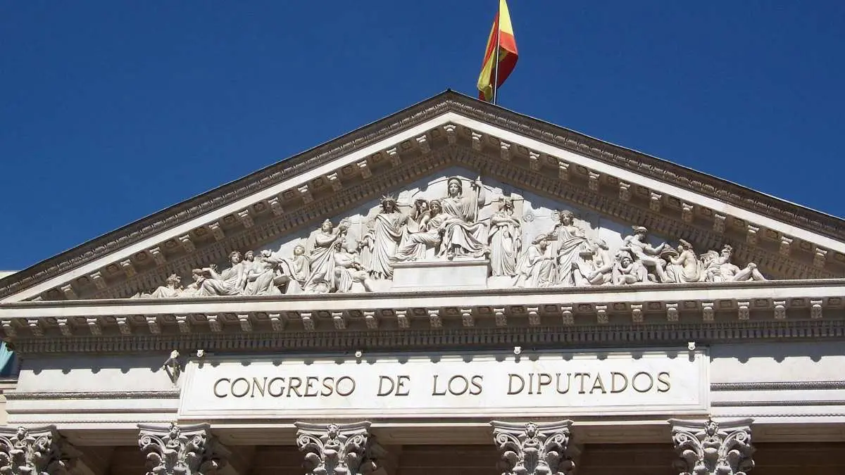 Fachada del Congreso de los Diputados