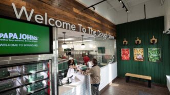 Un establecimiento de Papa John´s