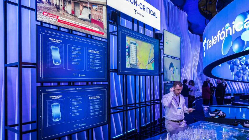 Stand de Telefónica en el MWC