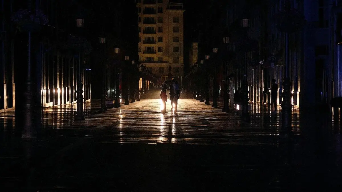 Foto del apagón