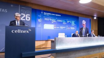 Marco Patuano, CEO de Cellenx, durante la Junta General de Accionistas
