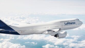 Avión de Lufthansa