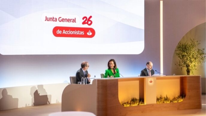 Última junta de accionistas del Banco Santander