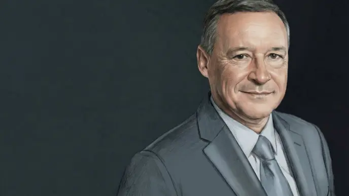 Ilustración de Ángel Simón, ejecutivo nominado por la SEPI a la Presidencia de Indra :: Propós