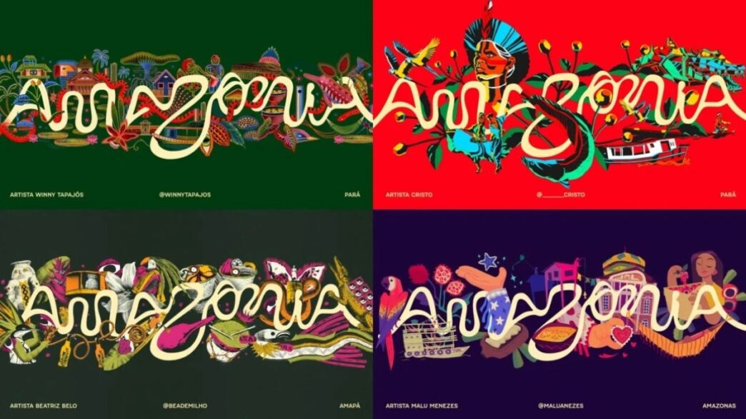 Carteles con la nueva imagen de Amazonía