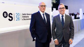 Josep Oliu y Marc Armengol