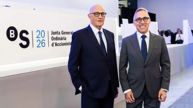 Josep Oliu y Marc Armengol