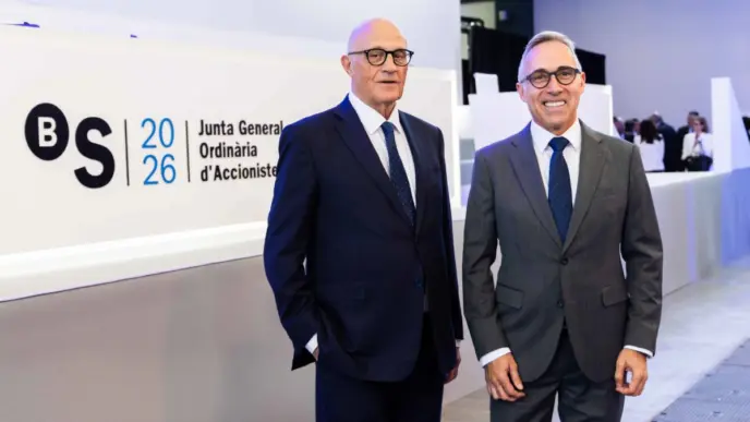 Josep Oliu y Marc Armengol