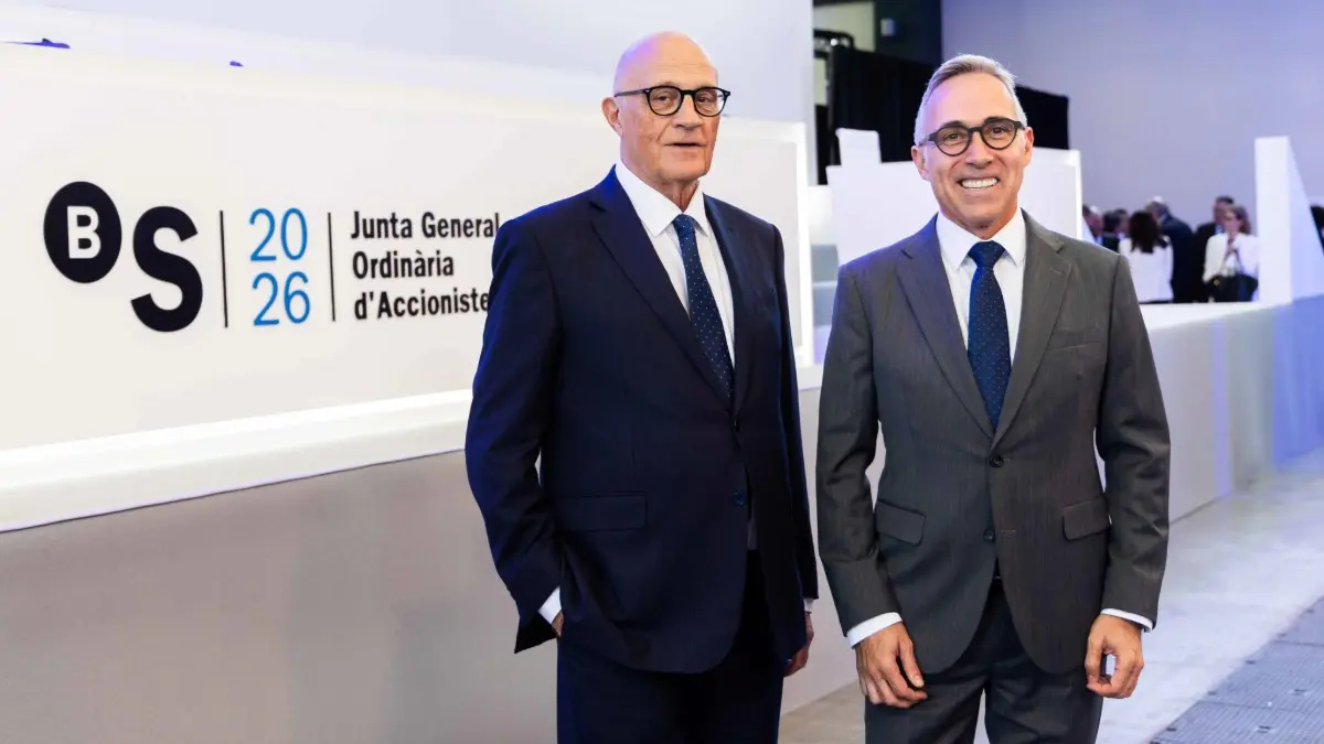 Josep Oliu y Marc Armengol