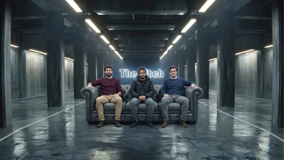 Víctor Manuel Morán, Diego Muñoz y Jorge García Domínguez, fundadores de Ubicuity