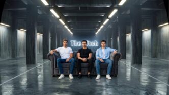Benjamin Daudignac, Louis Roblin y Baptiste Villain, fundadores de Macadam