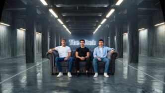 Benjamin Daudignac, Louis Roblin y Baptiste Villain, fundadores de Macadam