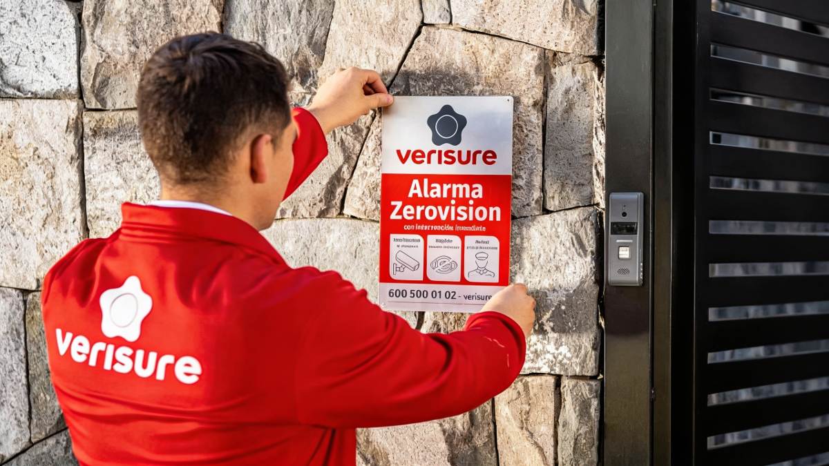 Técnico instalando una placa con la nueva imagen