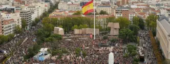 Fan zone en la Plaza de Colón