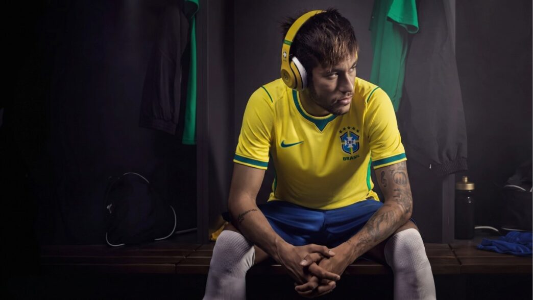 Neymar en el anuncio de Beats de 2014