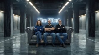 Julieta Gerbaudo, Manuel Luis Alcázar y Carlos Vaello