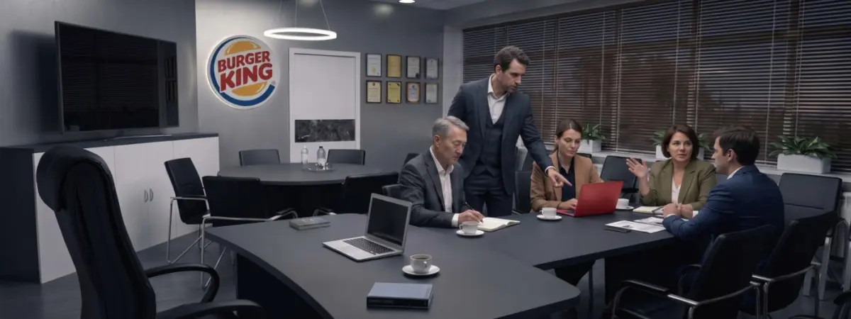Imagen creada con IA de una reunión de un comité de crisis