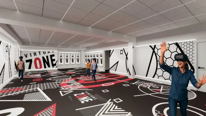 Una de las salas de Virtual Zone