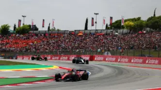 Una de las curvas de un circuito de F1